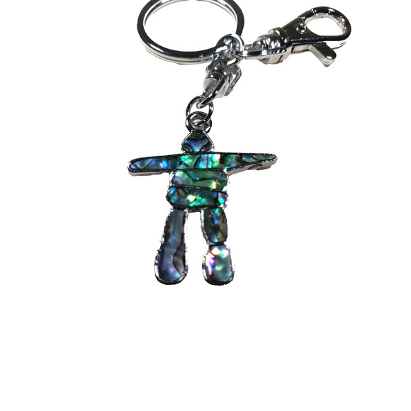 Oster Shell Man Green Keychain Purse Luggage Clip - Picture 5 of 6